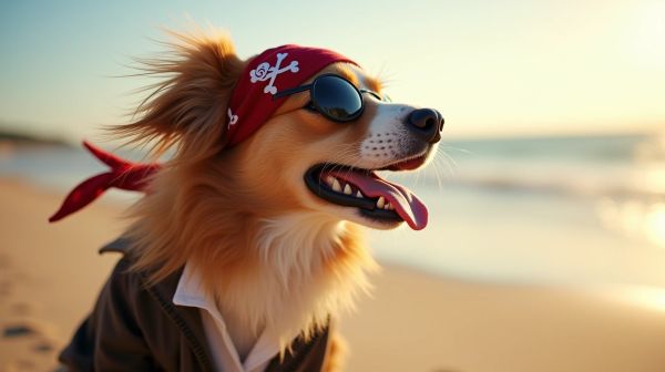 Faites pirate : Déguisement original pour chien à adopter